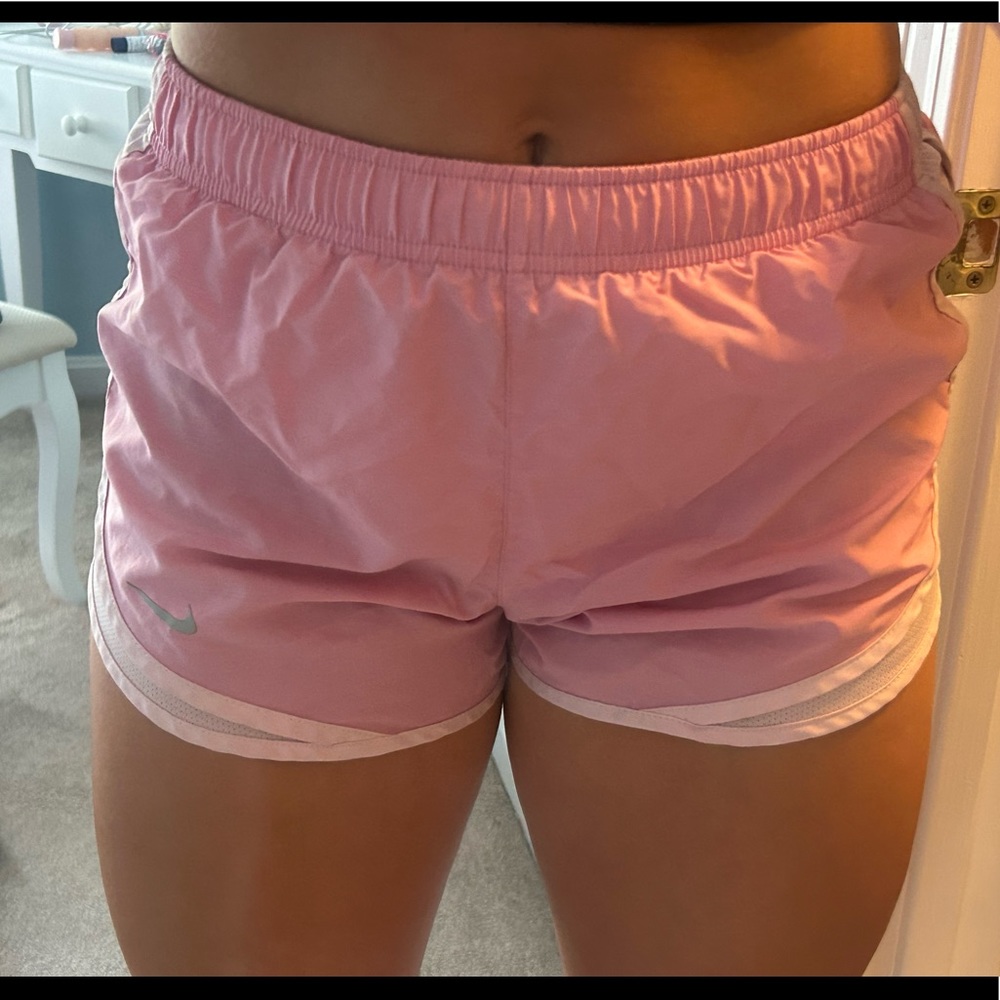 Light pink Nike shorts